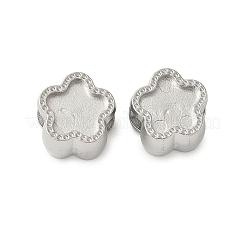 304 Edelstahl-Europäische Perlen STAS-D307-04C-P
