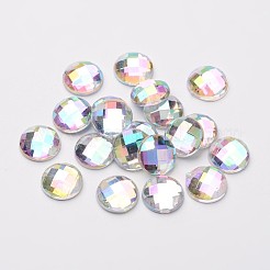 Nachahmung taiwan acryl strass flach zurück cabochons GACR-D002-10mm-17