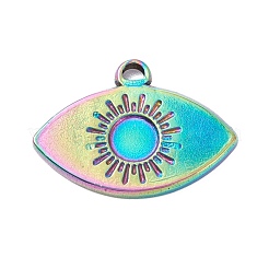 PVD-Vakuumbeschichtung 304 Edelstahl Anhänger Cabochon Fassungen STAS-P288-21M