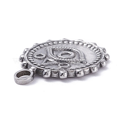 Anlaufgeschützte Cabochon-Fassungen für Anhänger aus Edelstahl 304 STAS-P288-24P