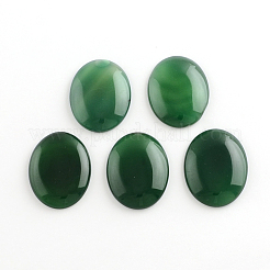 Natürlichen grünen Achat-Edelstein-Cabochons G-R270-14