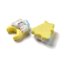Undurchsichtige Decoden-Cabochons aus Cartoon-Harz RESI-G091-05