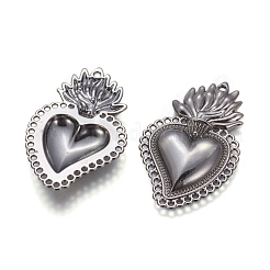 Aluminium Anhänger & Charms PALLOY-O094-01B-B
