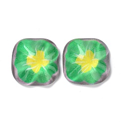 Harz-Cabochons im Ölgemälde-Stil CRES-P019-01B
