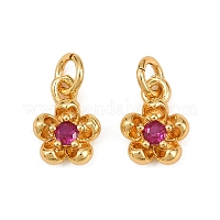 Латунные микро проложить кубического циркония подвески&nbsp;KK-H263-03G