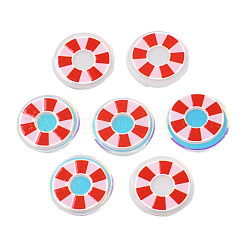 Transparent bedruckte Acryl-Cabochons TACR-N016-31