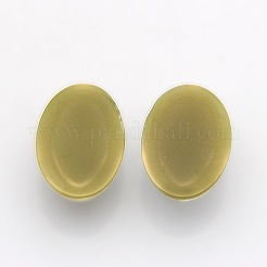 Oval Harz nachgeahmt opal Cabochons CRES-L008-M