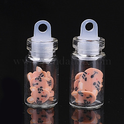 Handgemachte Polymer Clay Kätzchen Nail Art Dekoration Zubehör MRMJ-S046-001F
