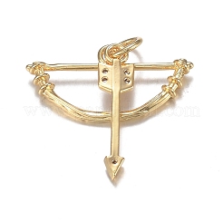 Кулоны из латуни с прозрачным фианитом ZIRC-F120-086G