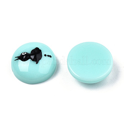 Undurchsichtige Harz-Email-Cabochons CRES-N031-022