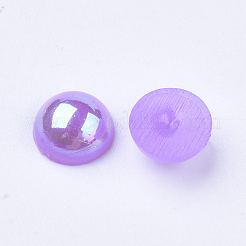 ABS Nachahmungen von Perlen Cabochons OACR-Q176-6mm-M