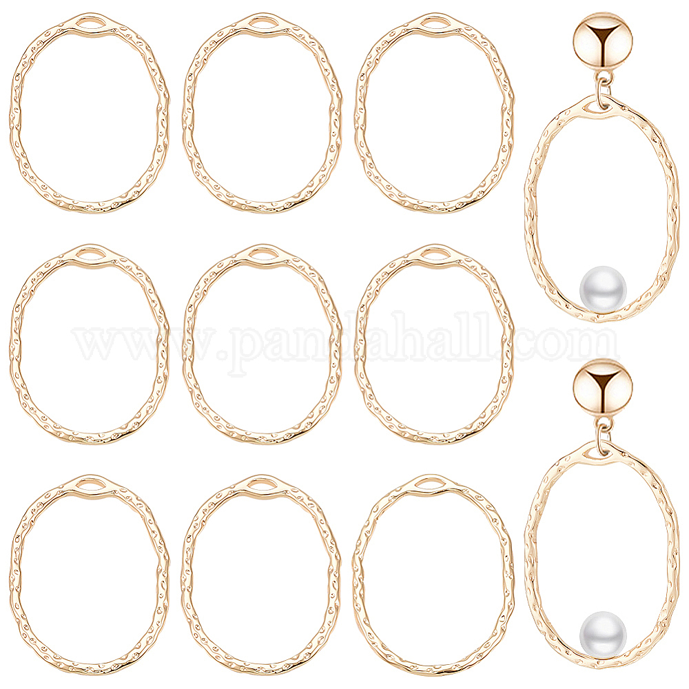 Wholesale Benecreat Pcs Real K Gold Plated Brass Open Back Bezel