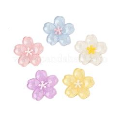 Cabochons aus opakem Harz der Sakura-Serie CRES-M037-19