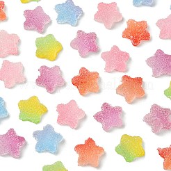 50 Stück opake Harz-Cabochons RESI-FS0001-57