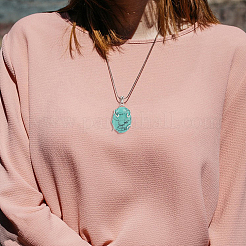 1 Stück rhodiniert 925 Sterling Silber 5 Zinken Anhänger Rohling Cabochon Fassungen FIND-GO0001-75