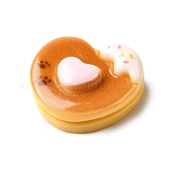 Cabochon aus opakem Harz mit Pfotenabdruckmotiv CRES-I040-02B