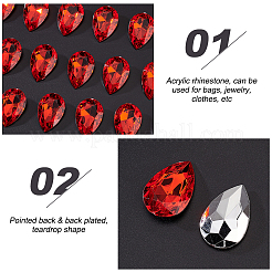 1 Beutel Taiwan Acryl-Strass-Cabochons KY-OC0001-21