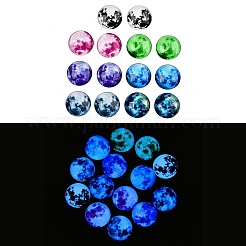 Fluoreszierende Glascabochons GGLA-T004-13