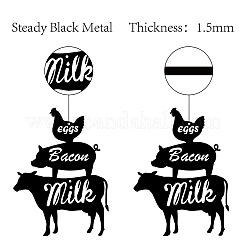 Железные подвесные украшения&nbsp;HJEW-WH0013-022