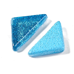 Mischform mit Glitzerpulver Mosaikfliesen Glascabochons DIY-P045-06