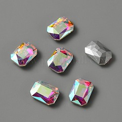 Glas Strass Cabochons RGLA-WH0005-10A