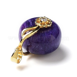 Натуральный Чароит подвески&nbsp;G-P501-02G