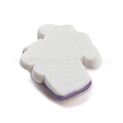 Niedliche Welpen-Cabochons aus undurchsichtigem Harz CRES-P026-B03