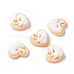 Undurchsichtigen Cabochons RESI-G036-G07