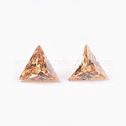 Zirkonia zeigte zurück Cabochons ZIRC-WH0001-A03
