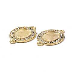 Legierung cabochon Fassungen mit Verbinder FIND-A024-16G