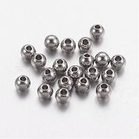 Бусины из нержавеющей стали 201&nbsp;STAS-R033-3mm