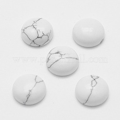 Synthetik howlite Cabochons G-G759-W01