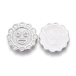Cabochons aus Edelstahl 304 STAS-P245-14P