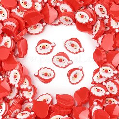 Leuchtende Harz-Cabochons mit Weihnachtsmotiv RESI-U003-02E