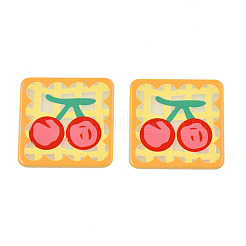 Transparent bedruckte Acryl-Cabochons TACR-N016-17