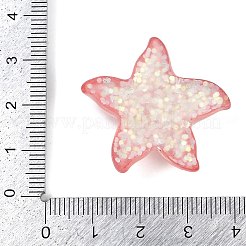 Harz-Cabochons mit Meeresorganismen-Motiv RESI-R454-01F