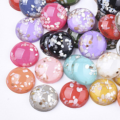 Durchscheinende Harz-Cabochons RESI-S364-44E-M