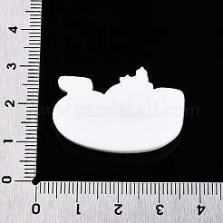 Weihnachts-Deko-Cabochons aus undurchsichtigem Harz RESI-N039-114E
