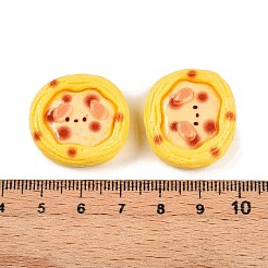 Cartoon-Deko-Cabochons aus undurchsichtigem Harz RESI-N039-129B