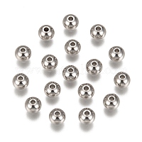 Бусины из нержавеющей стали 201&nbsp;STAS-R033-6mm
