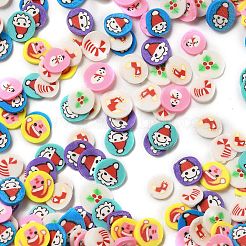 Weihnachten Thema handgemachte Fimo Cabochons CLAY-F005-04
