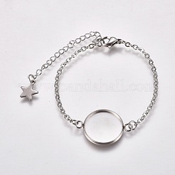 Herstellung von Armbändern aus Edelstahl 304 STAS-WH0014-23P