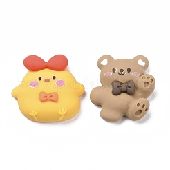 Undurchsichtige Decoden-Cabochons aus Harz X-RESI-H142-B