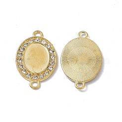 Legierung cabochon Fassungen mit Verbinder FIND-A024-16G