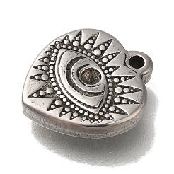 304 Edelstahl Anhänger Strass Fassungen STAS-H223-26AS-01