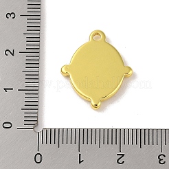Cabochon-Fassungen für Anhänger aus Edelstahl 304 STAS-A097-07G