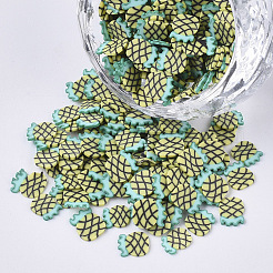 Handgemachter Ton-Cabochon CLAY-S091-043B