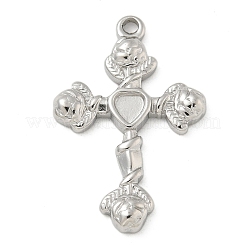 Cabochon-Fassungen für Anhänger aus Edelstahl 304 STAS-M082-03P