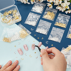 1400 Stück Messing-Cabochons im 20-Stil MRMJ-OC0003-80