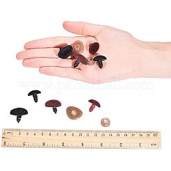 Flockige Plastik-Cabochons für das DIY-Scrapbooking DIY-PH0074-77